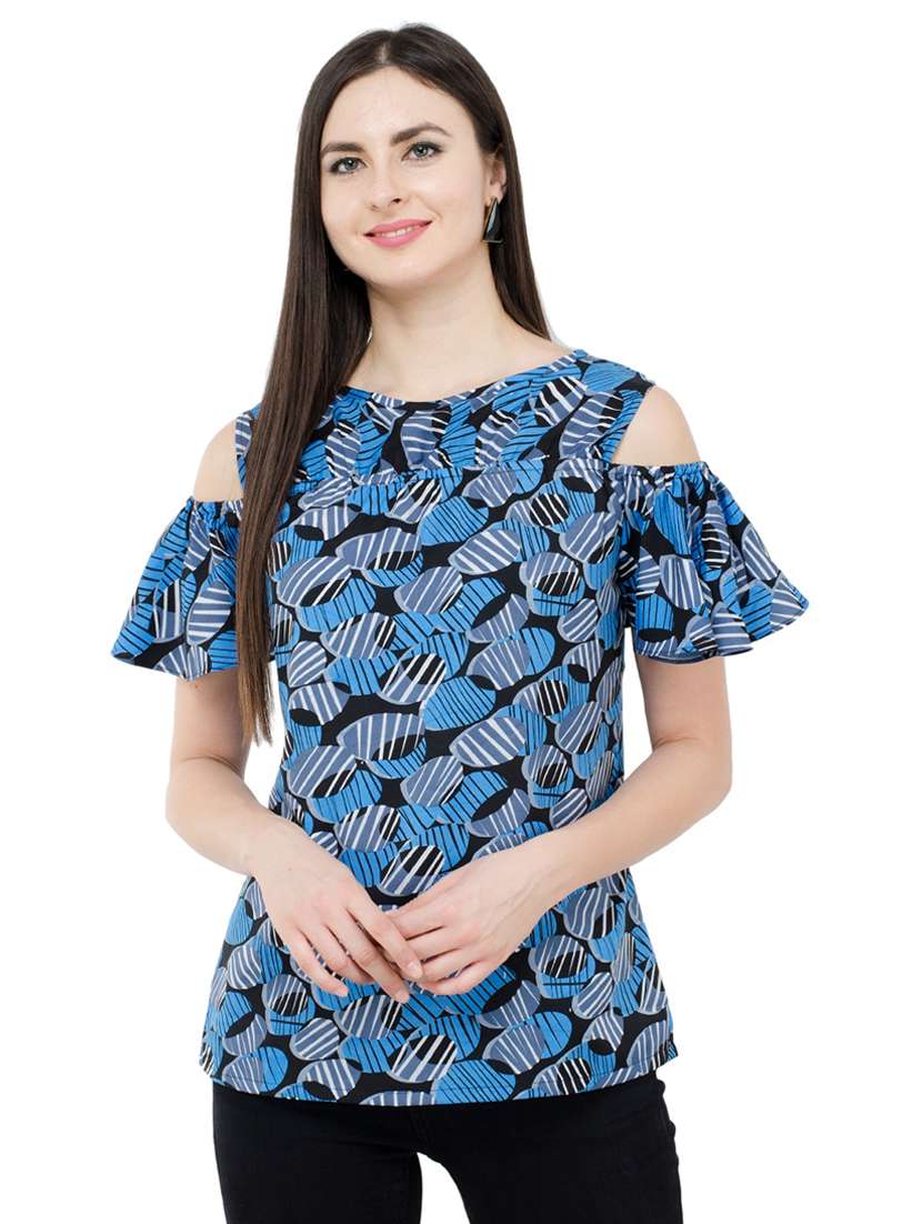 women's straight round neck top - 17272374 -  Zoom Image - 0