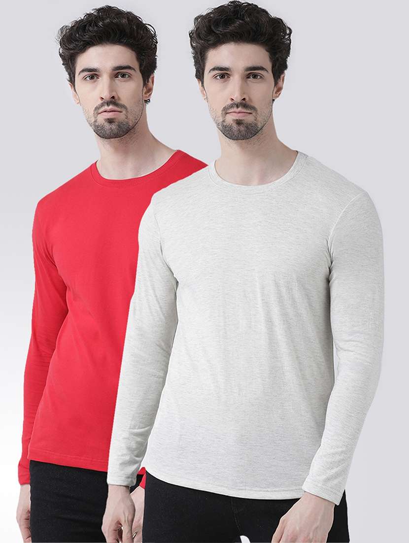 multi colored solid t-shirts combo - 17272643 -  Zoom Image - 0