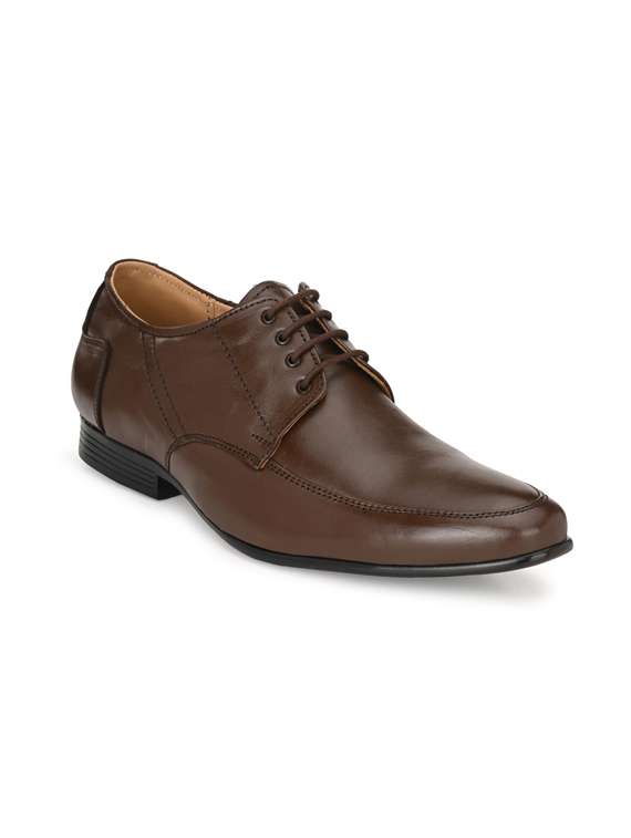 brown lace-up derbys