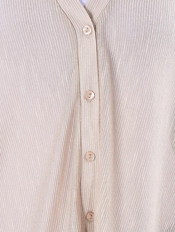 beige poly viscose cardigan - 17274179 - Standard Image - 3