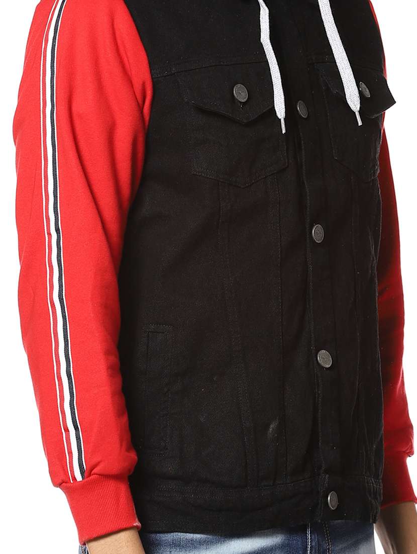black colour denim jacket