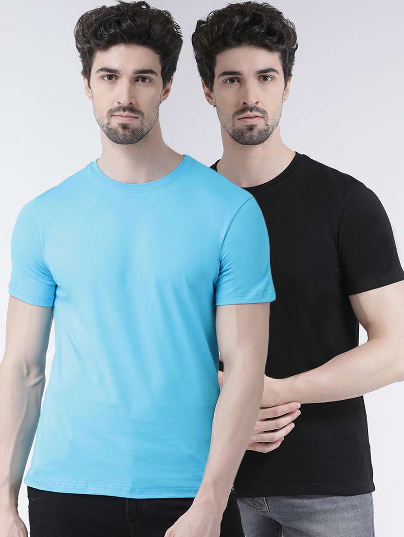 set of 2 solid t-shirt - 17275036 -  Zoom Image - 0