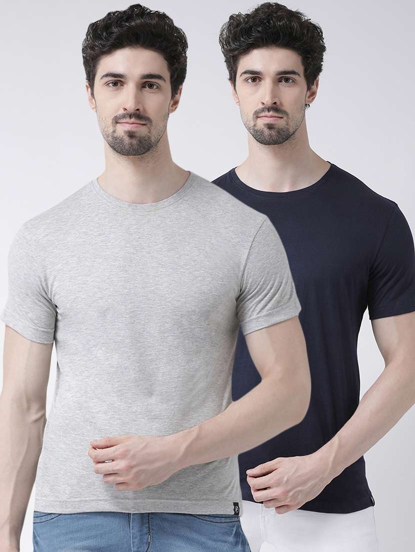 set of 2 solid t-shirt