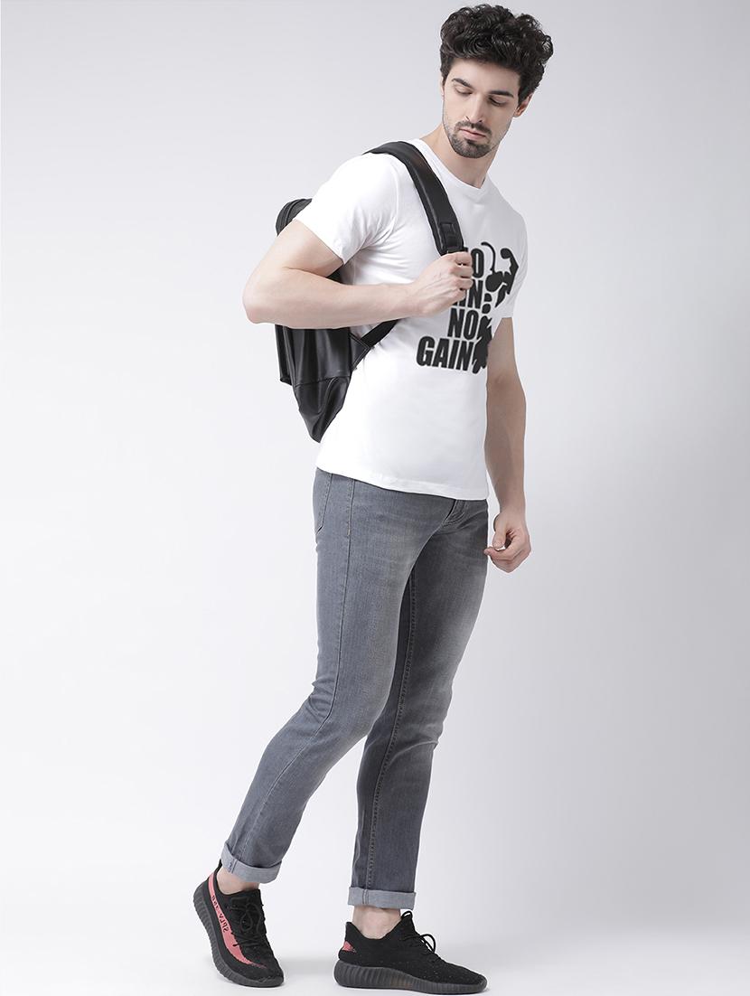 men short sleeved front print t-shirt - 17275167 - Standard Image - 3