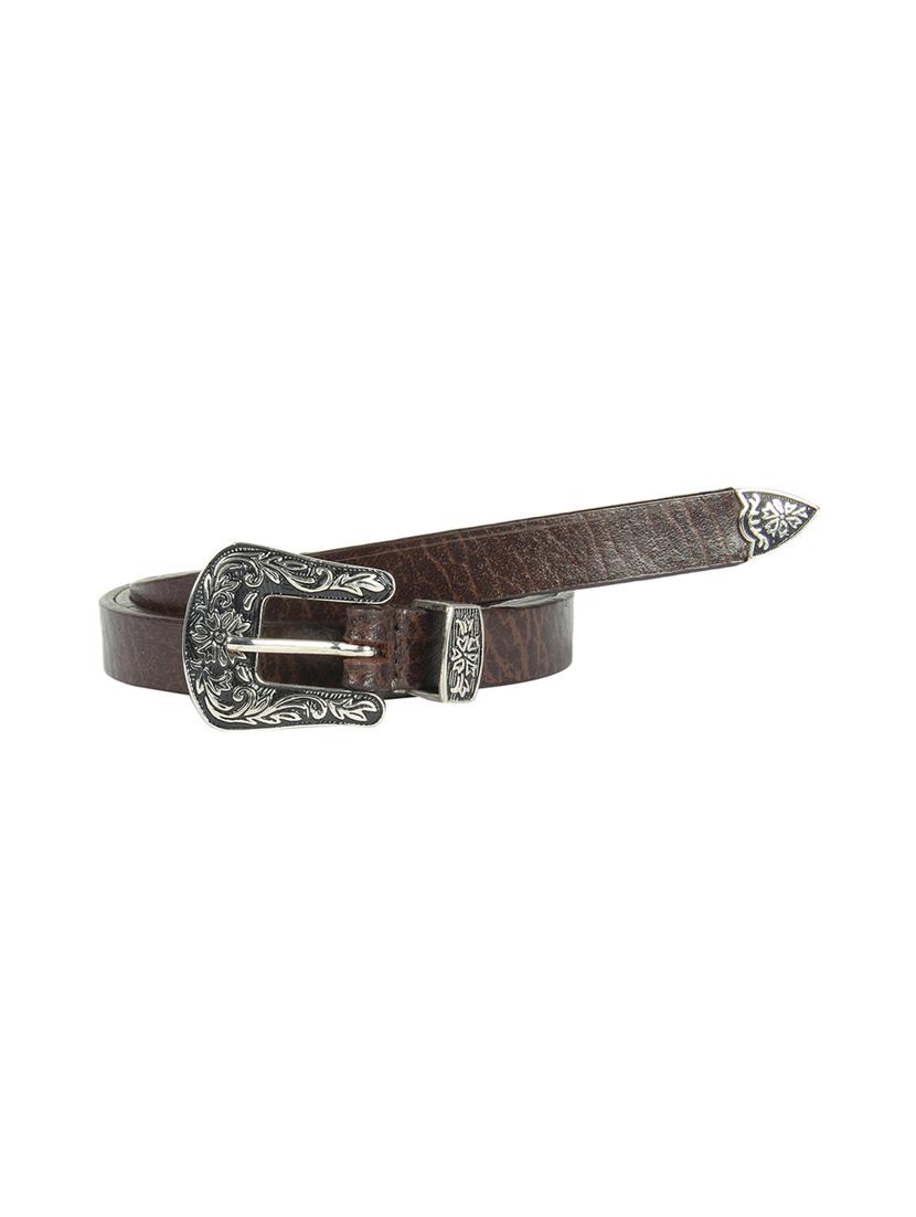 brown leather belt - 17277621 - Zoom Image - 0