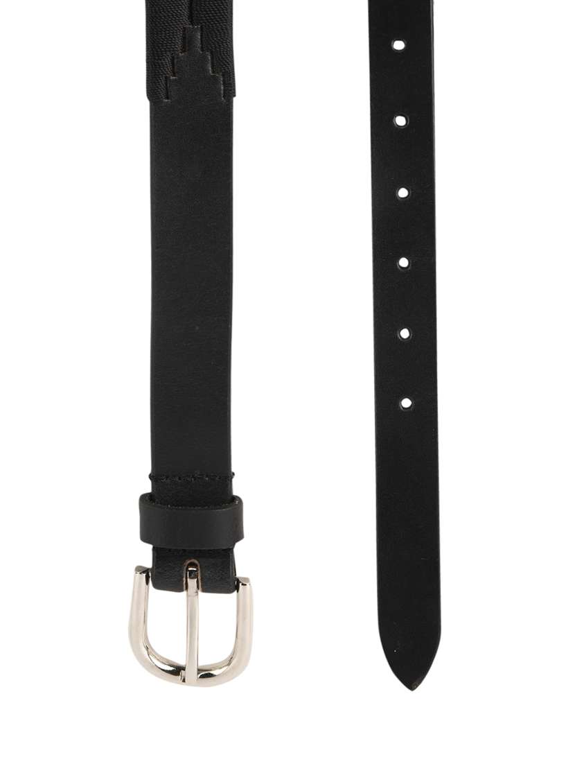 black leather belt - 17277634 -  Standard Image - 3