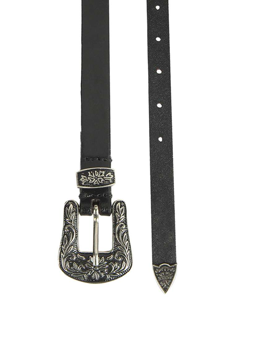 black  leather belt - 17277646 -  Standard Image - 3