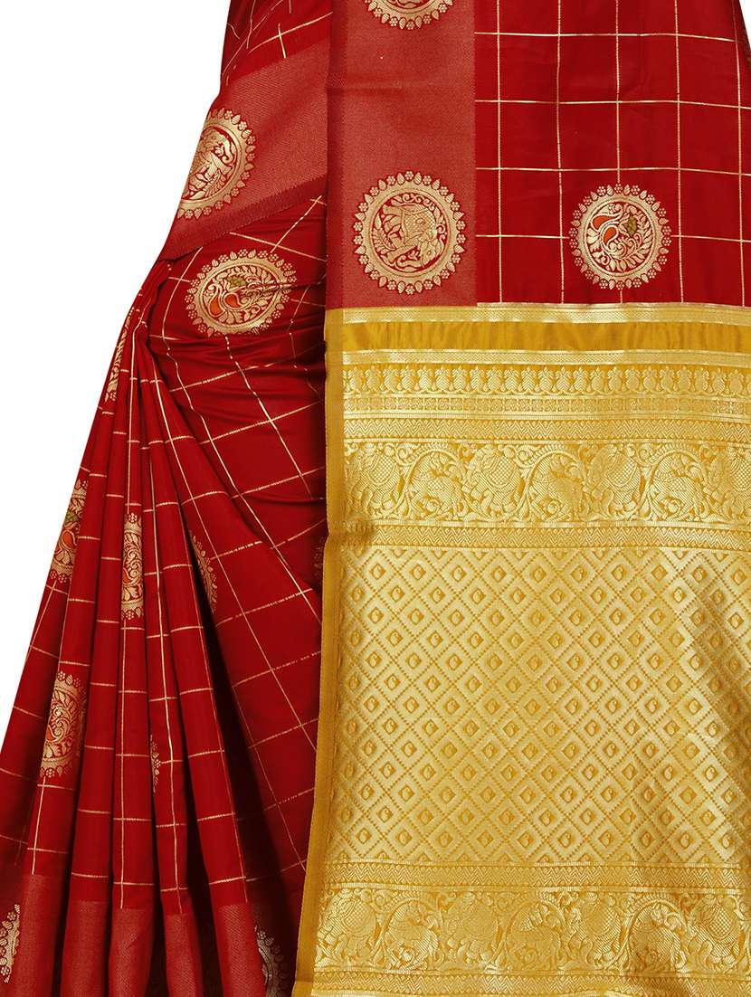 women's banarasi saree with blouse - 17282603 -  Standard Image - 3