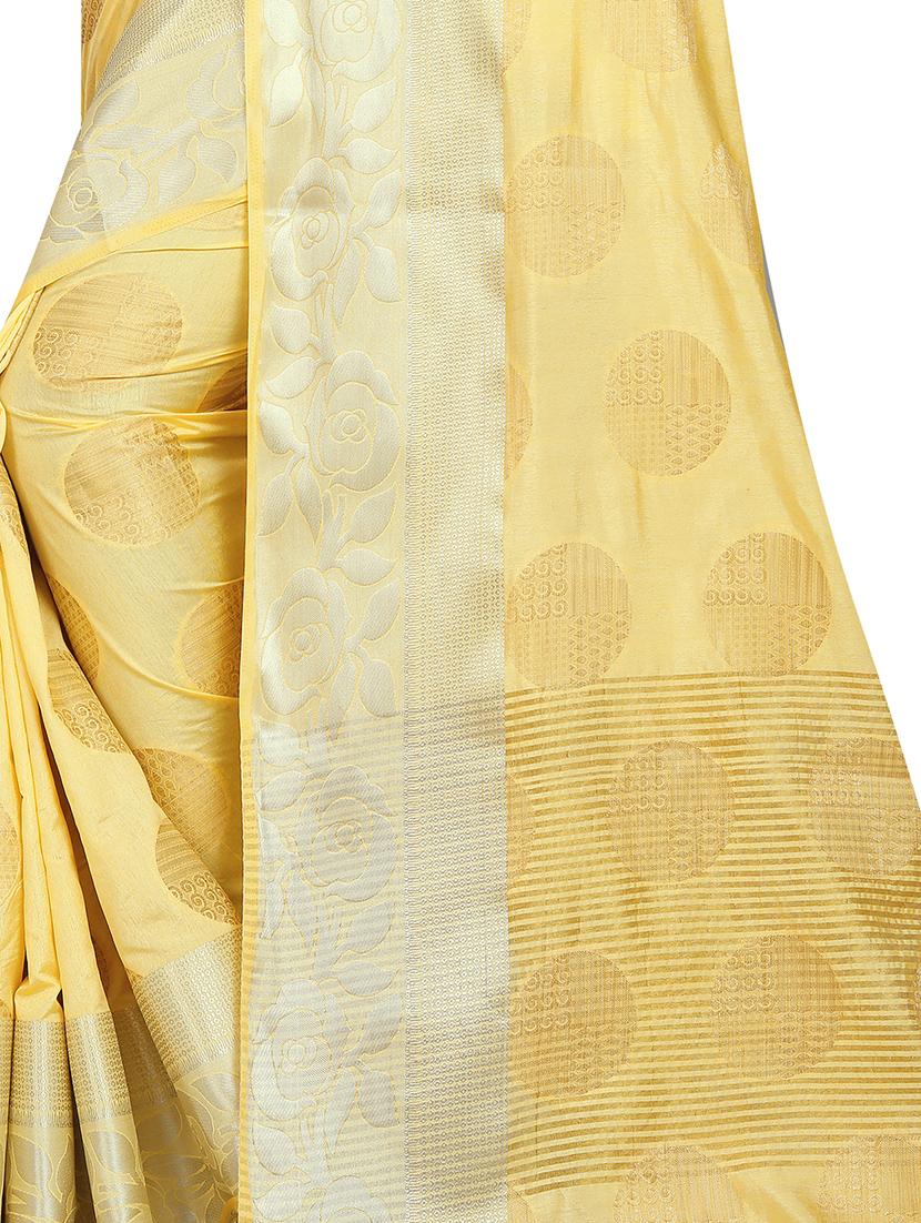 pastel banarasi saree with blouse - 17282608 - Standard Image - 3
