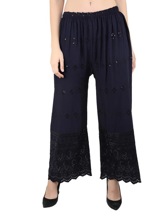sequin embellished palazzo - 17282632 - Zoom Image - 0