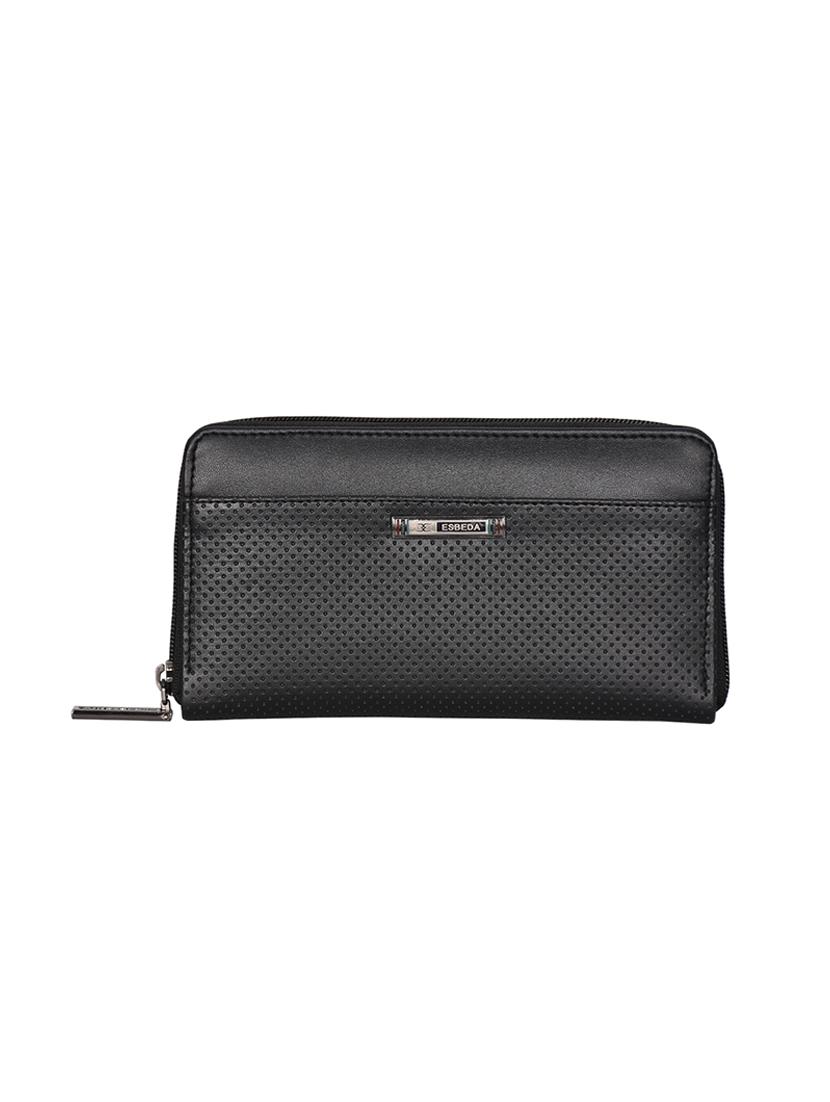 black leatherette (pu wallet - 17285886 -  Zoom Image - 0