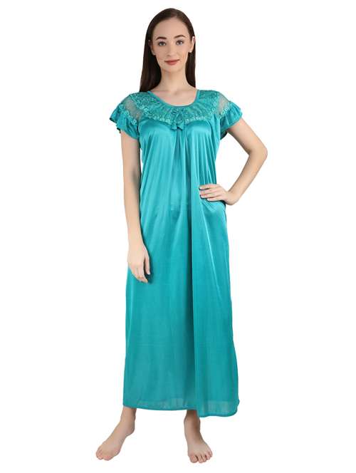 satin nightwear gown  - 17286093 -  Standard Image - 0