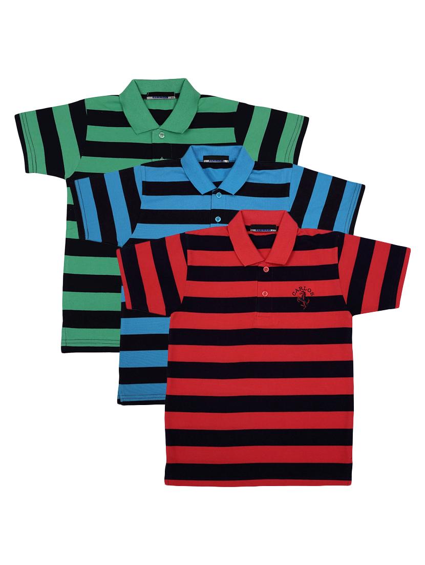 pack of 3 multi colored cotton t-shirt
