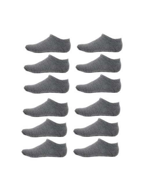 men pack of 6 solid ankle length  sock - 17287424 -  Standard Image - 0