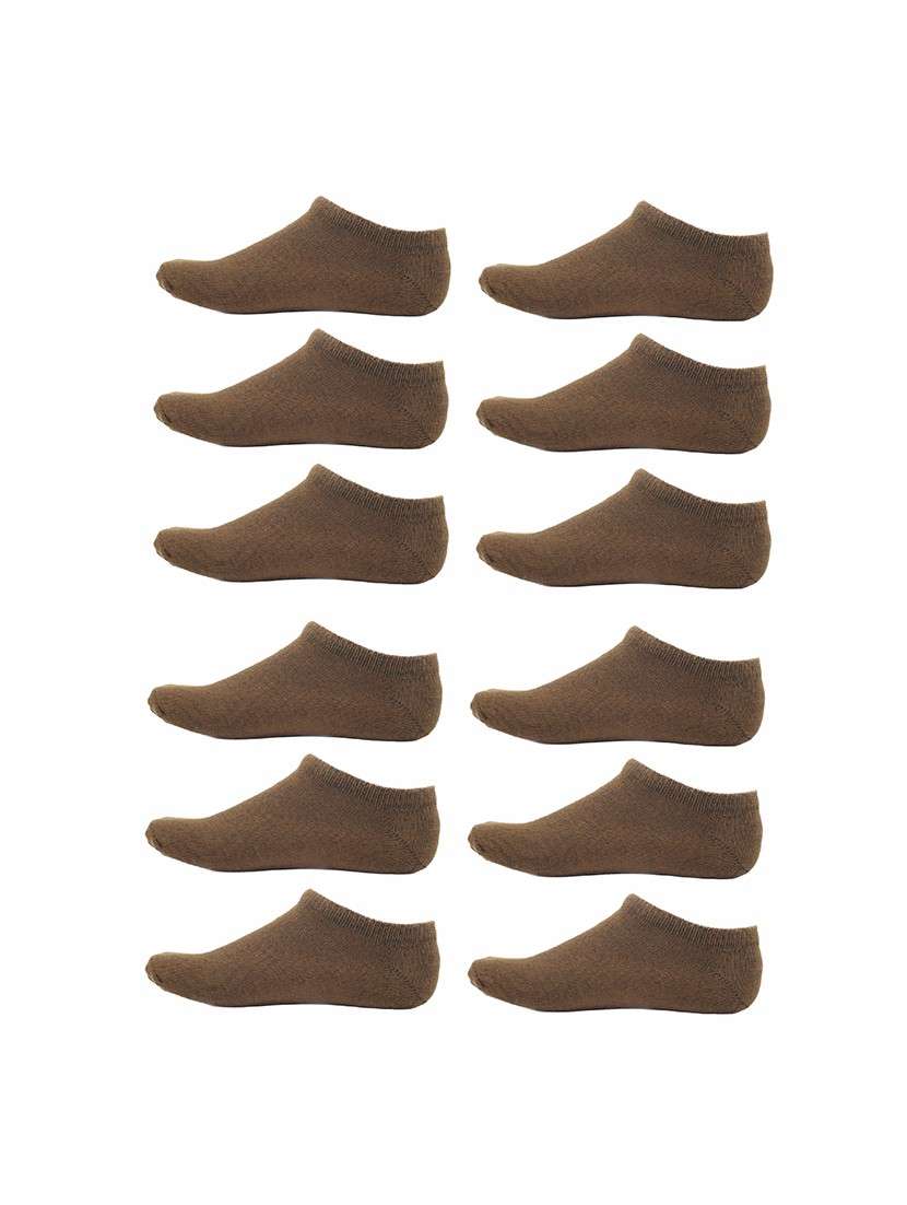 men pack of 6 solid ankle length  sock