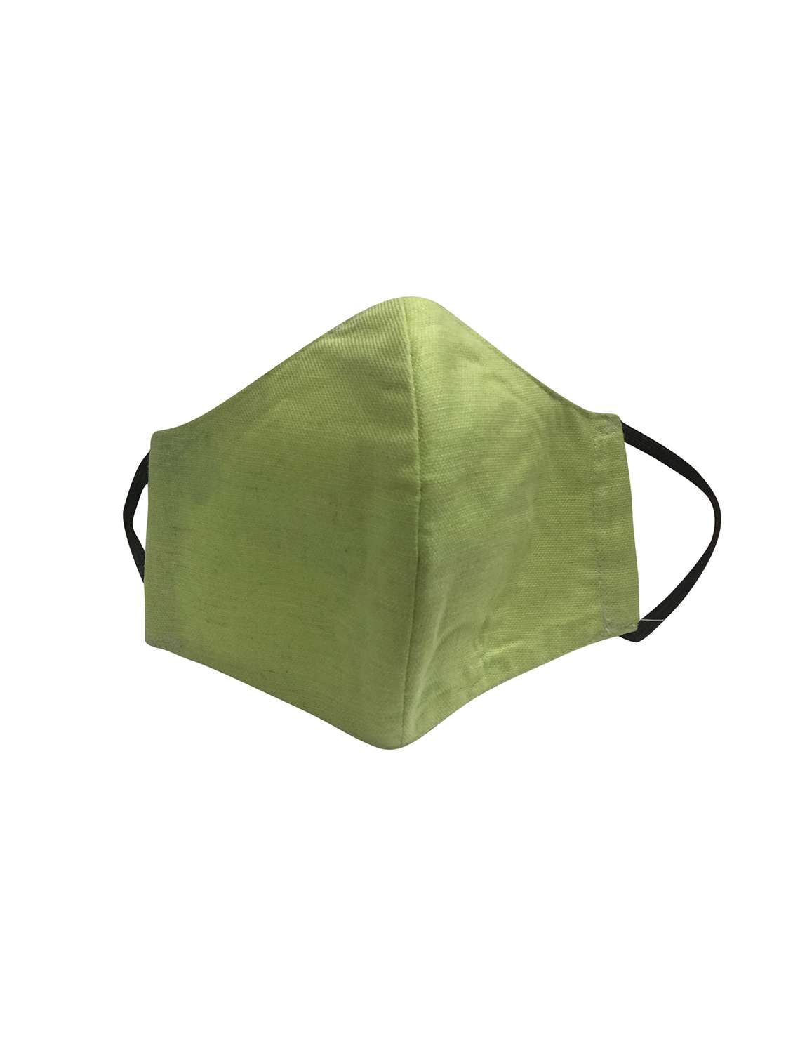 green cotton solid men mask