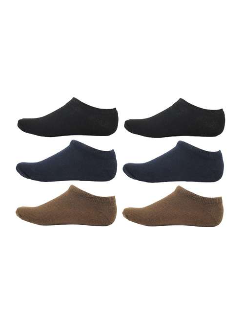 men pack of 3 solid ankle length  sock - 17287603 -  Standard Image - 0
