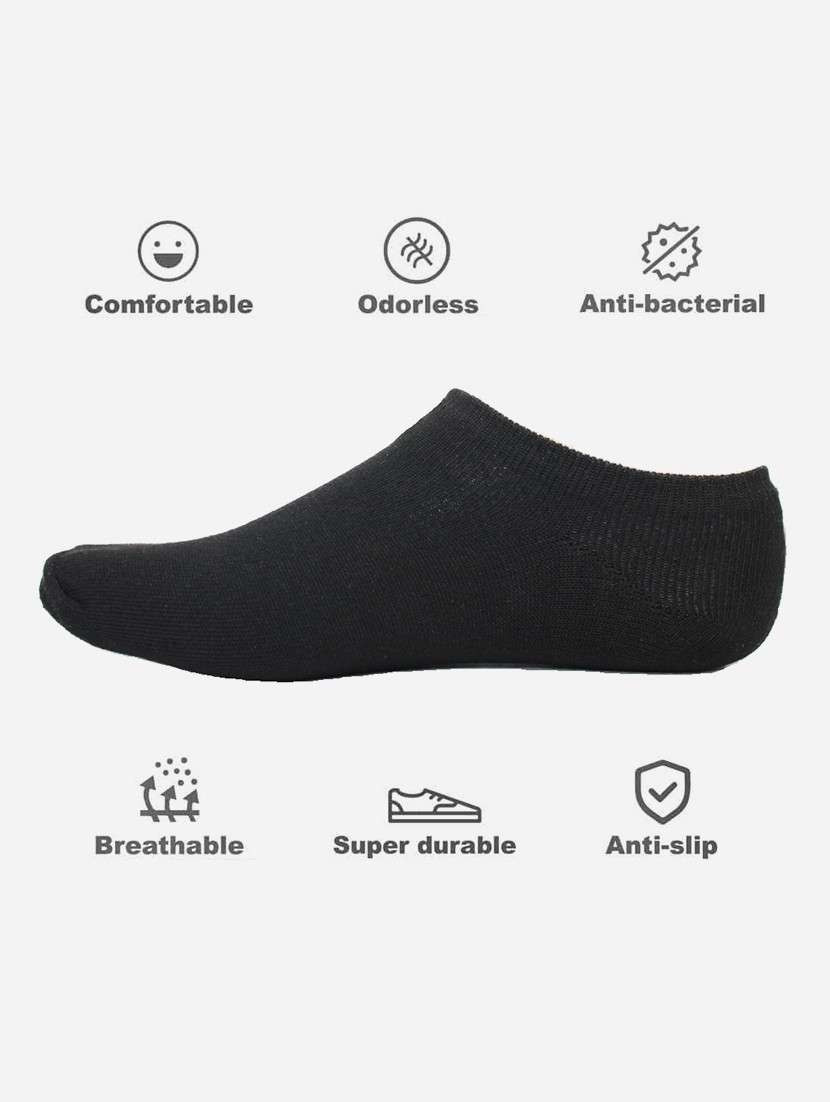 Men Pack Of 3 Solid Sock