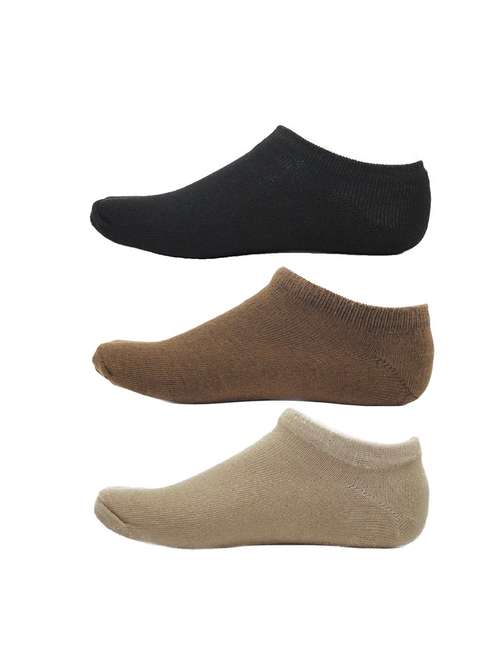 men pack of 3 solid ankle length  sock - 17287623 -  Standard Image - 0