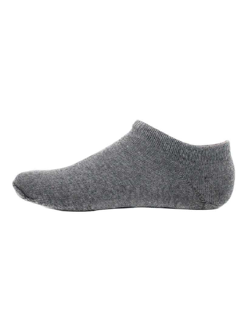 men grey solid ankle length sock - 17287630 - Zoom Image - 0