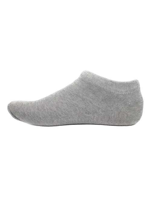 men grey solid ankle length sock - 17287631 - Standard Image - 0