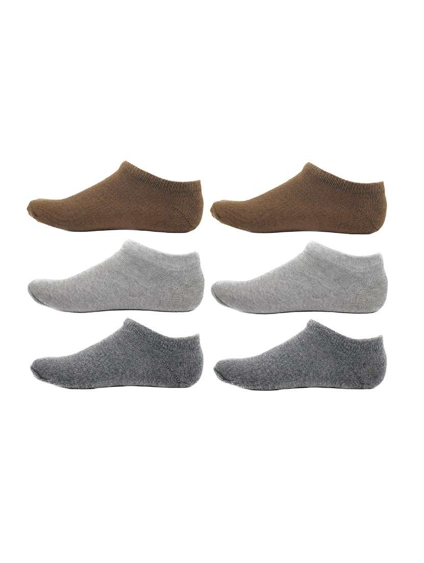 men pack of 3 solid ankle length  sock