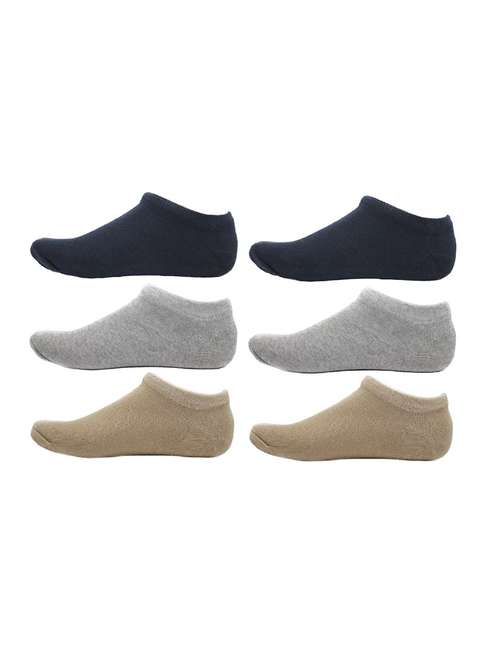 men pack of 3 solid ankle length sock - 17287648 - Standard Image - 0