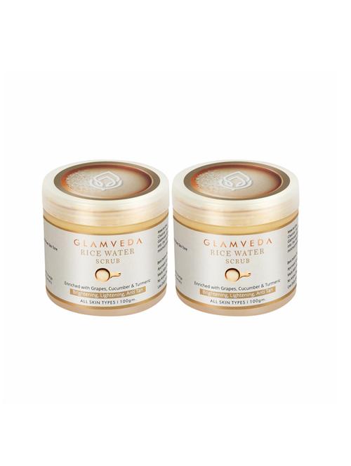 glamveda rice water brightening scrub pack of 2 - 17287654 -  Standard Image - 0