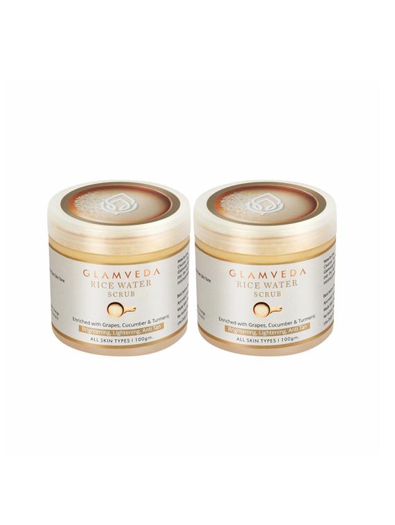 glamveda rice water brightening scrub pack of 2 - 17287654 -  Zoom Image - 0