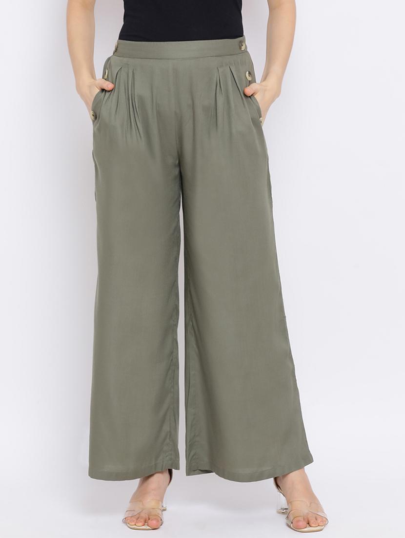 high rise pleated trousers - 17288456 - Zoom Image - 0
