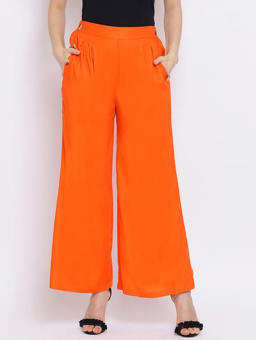 high rise pleated trousers - 17288458 - Standard Image - 0