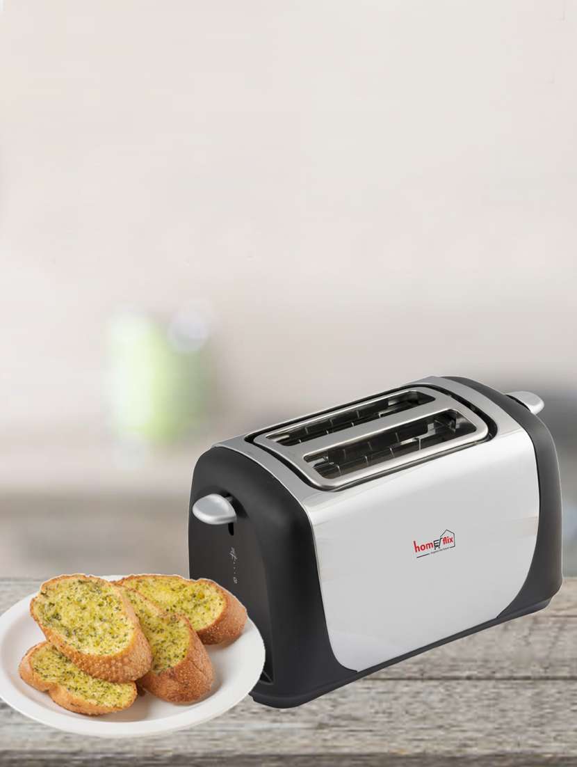  2 slices stainless steel toaster 