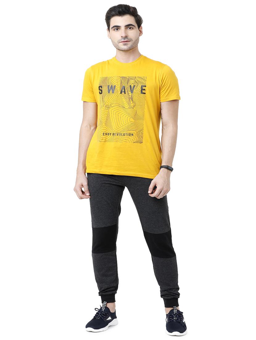 grey color block jogger - 17289695 - Standard Image - 3