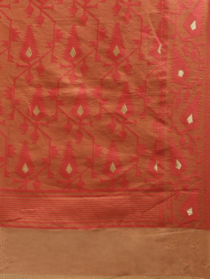 self design jamdani saree - 17290177 - Standard Image - 3