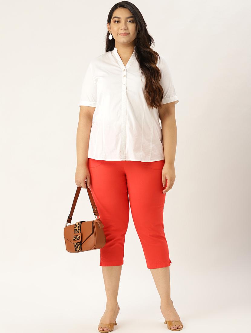 women's a line mandarin neck top - 17293017 - Standard Image - 3