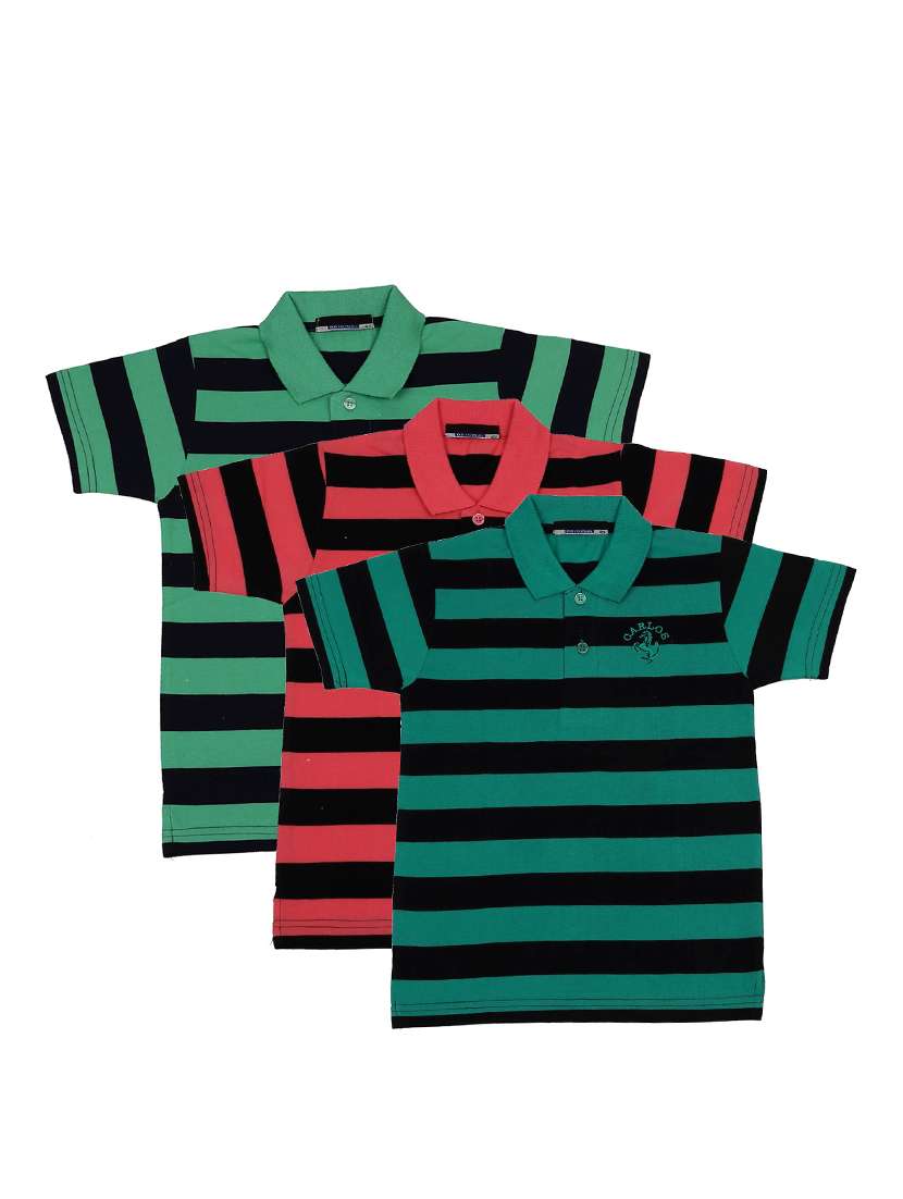 pack of 3 multi colored cotton t-shirt