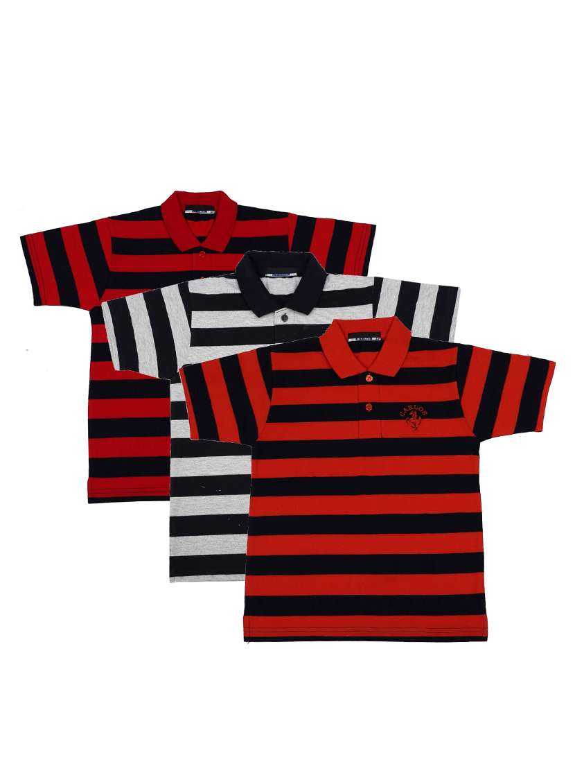 pack of 3 multi colored cotton t-shirt