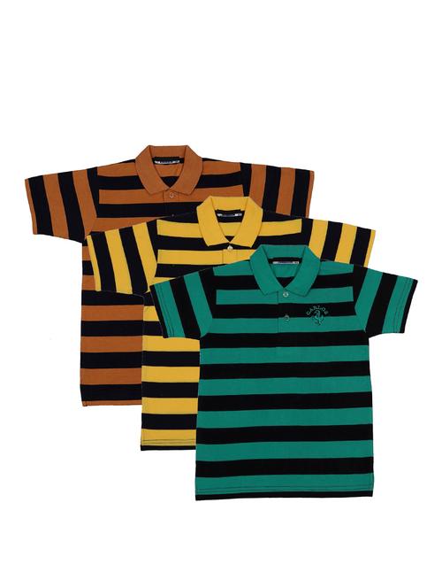 pack of 3 multi colored cotton t-shirt - 17295257 - Standard Image - 0