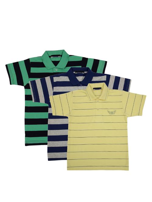 pack of 3 multi colored cotton t-shirt - 17295273 - Standard Image - 0