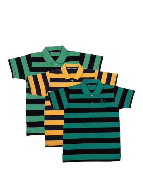 pack of 3 multi colored cotton t-shirt - 17295275 - Standard Image - 0