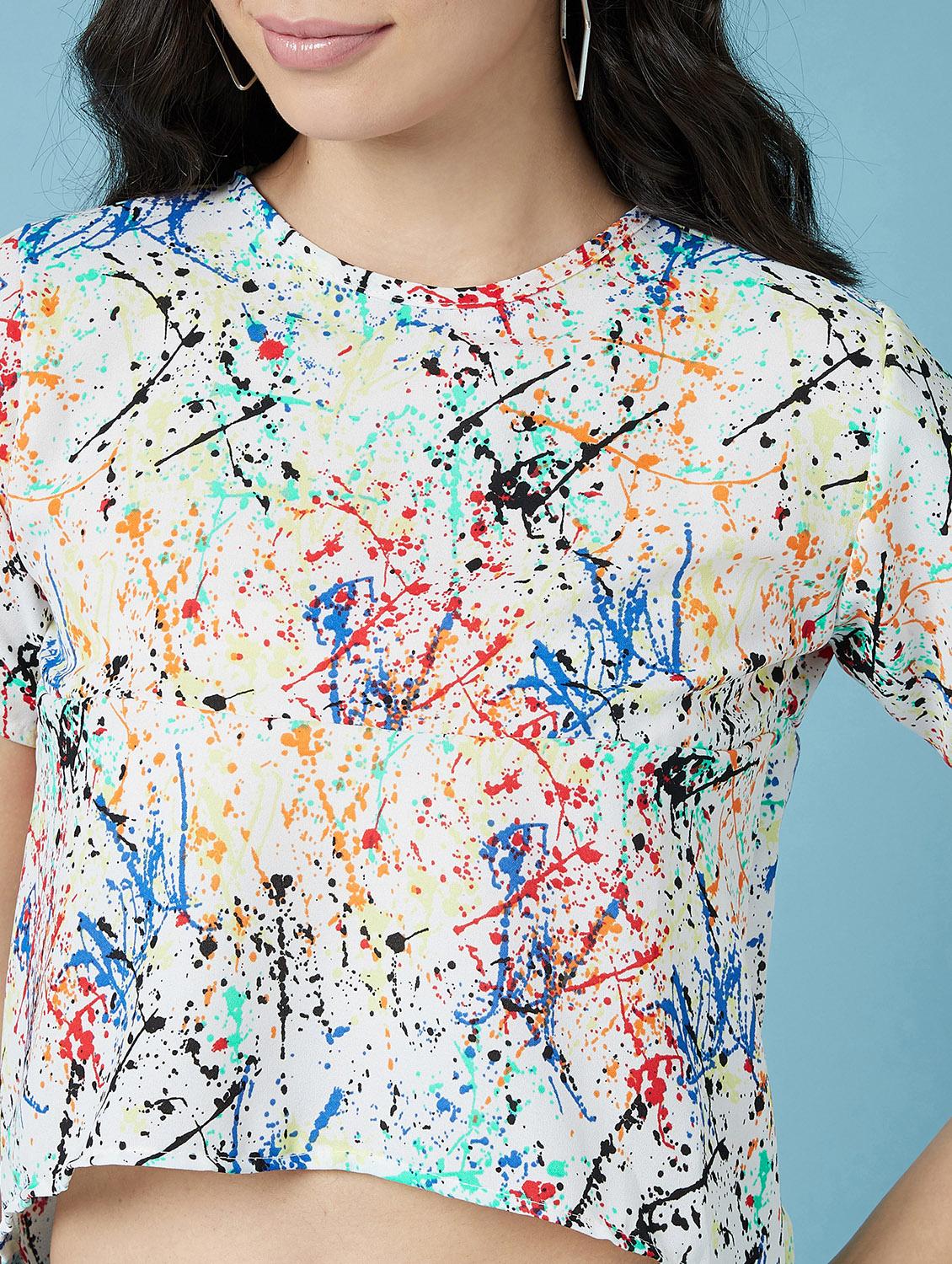 color splash crop top - 17295720 - Standard Image - 5