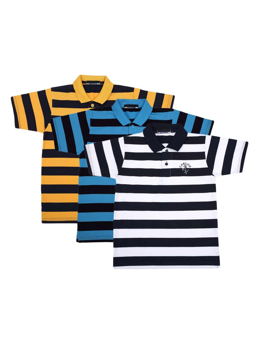 pack of 3 multi colored cotton t-shirt