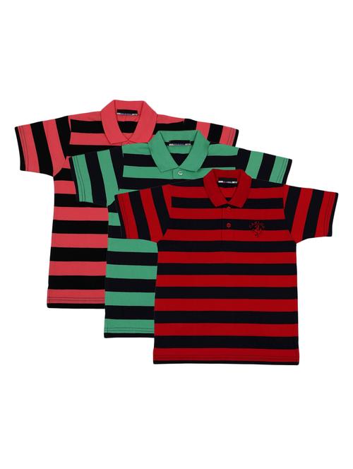 pack of 3 multi colored cotton t-shirt - 17297283 - Standard Image - 0