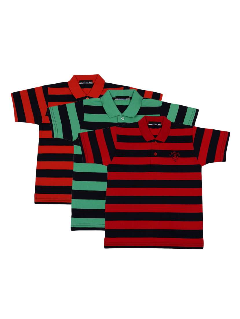pack of 3 multi colored cotton t-shirt
