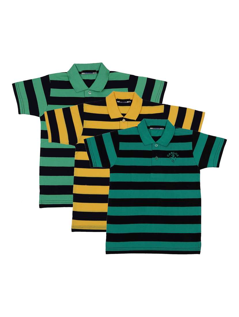 pack of 3 colored cotton t-shirt