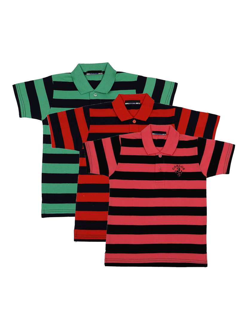 pack of 3 colored cotton t-shirt
