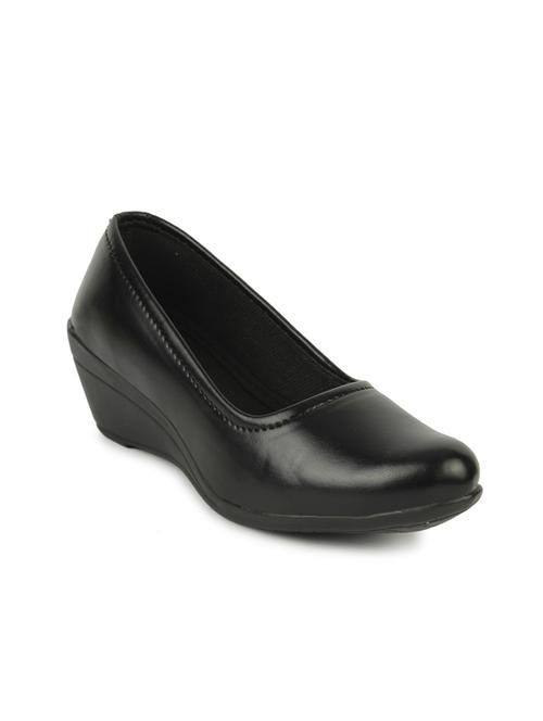 black slip on pumps - 17299342 -  Standard Image - 0