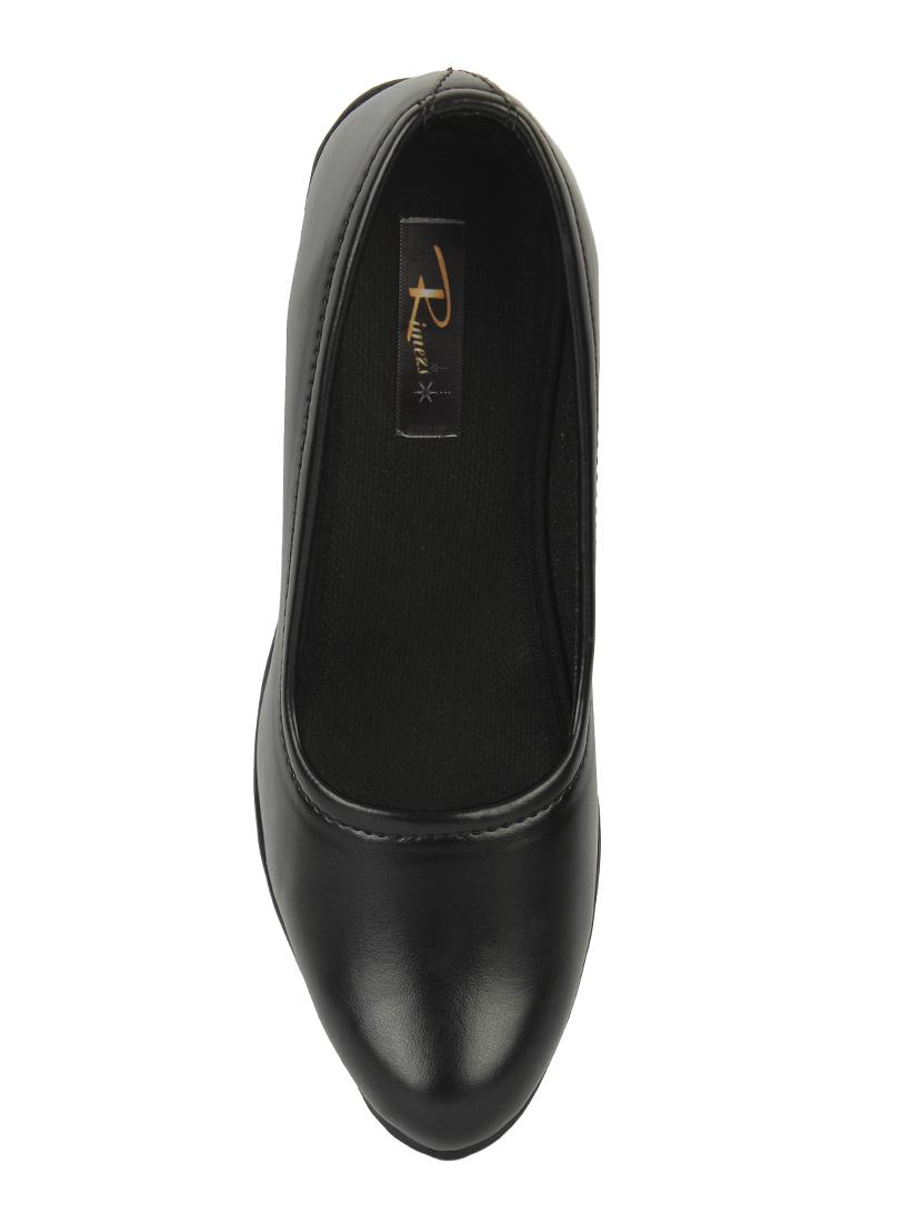 black slip on pumps - 17299342 - Standard Image - 3