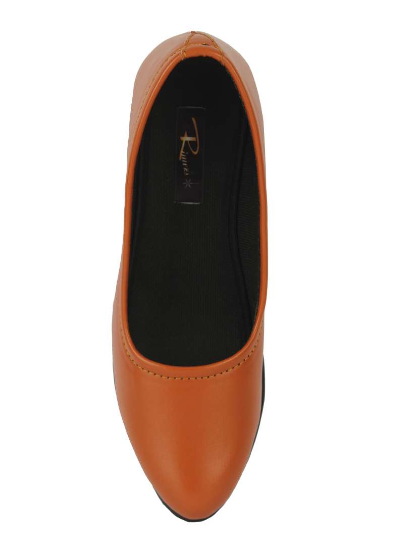 tan slip on pumps - 17299343 -  Standard Image - 3