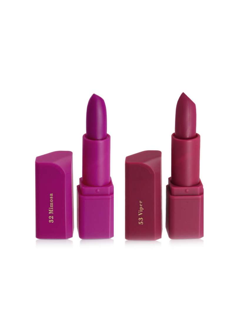 miss rose pack of 2 matte lipsticks shade#32,53